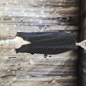 Lands End Polka Dot Sheath Dress